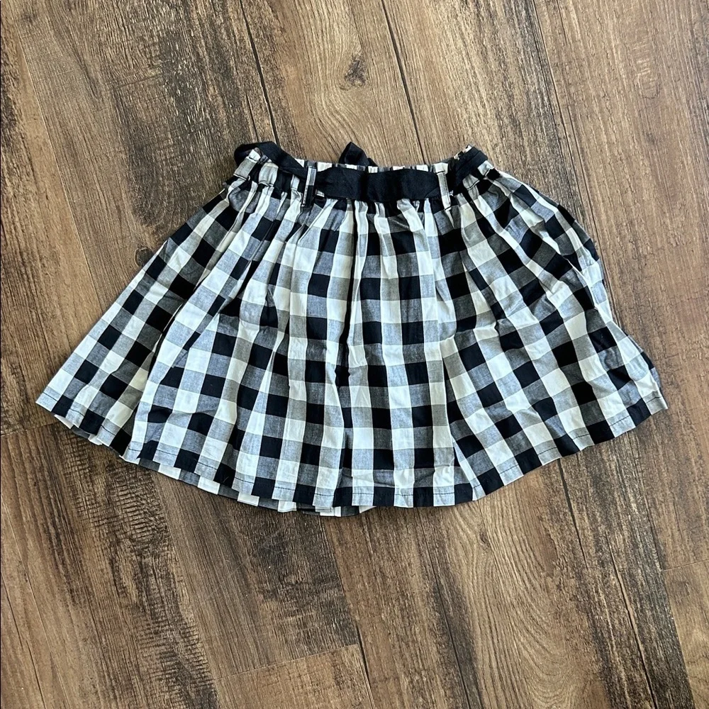 Kate Spade Black and White Plaid Mini Skirt (READ)